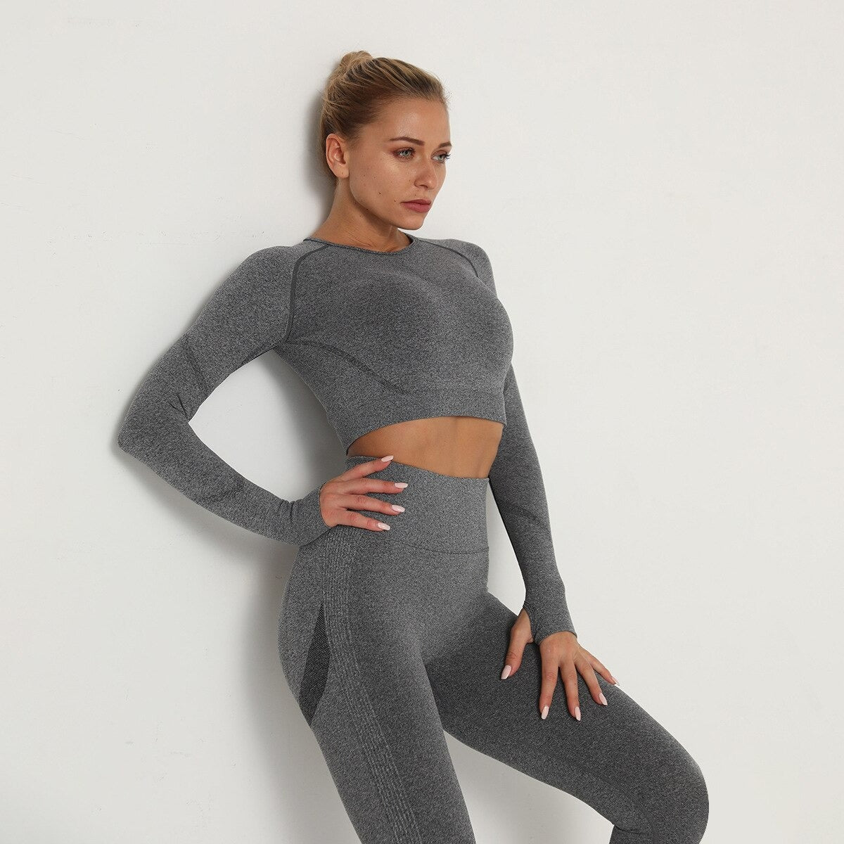 Langarm Sport Top (verschiedene Farben)